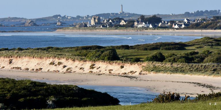 Vue sur l'île de Batz