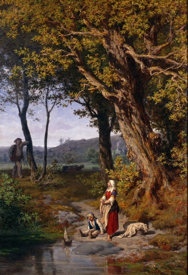 05_musee_yan_dargent_Idylle bretonne © Coll. particulière - Photo Albert Pennec