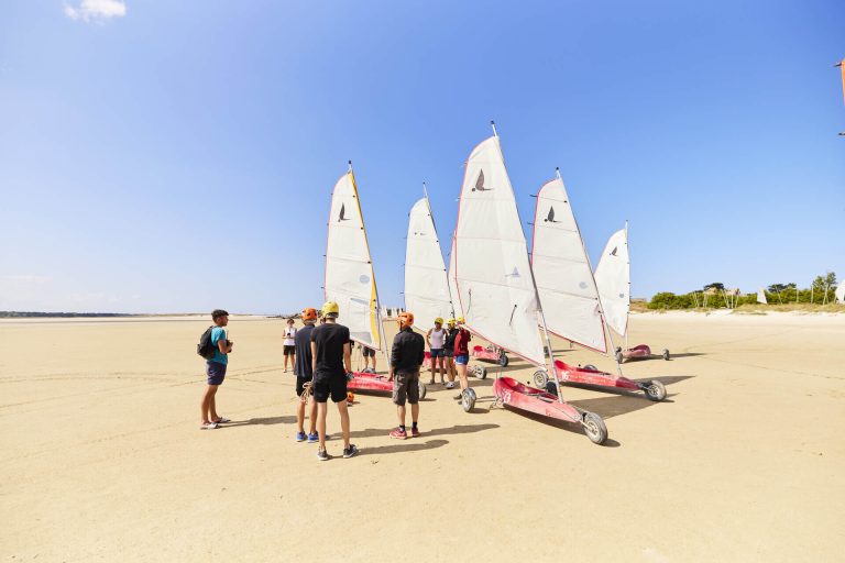 Char à voile, baie de kernic