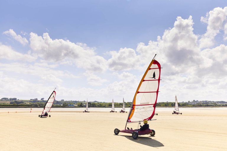 Char à voile, baie de kernic