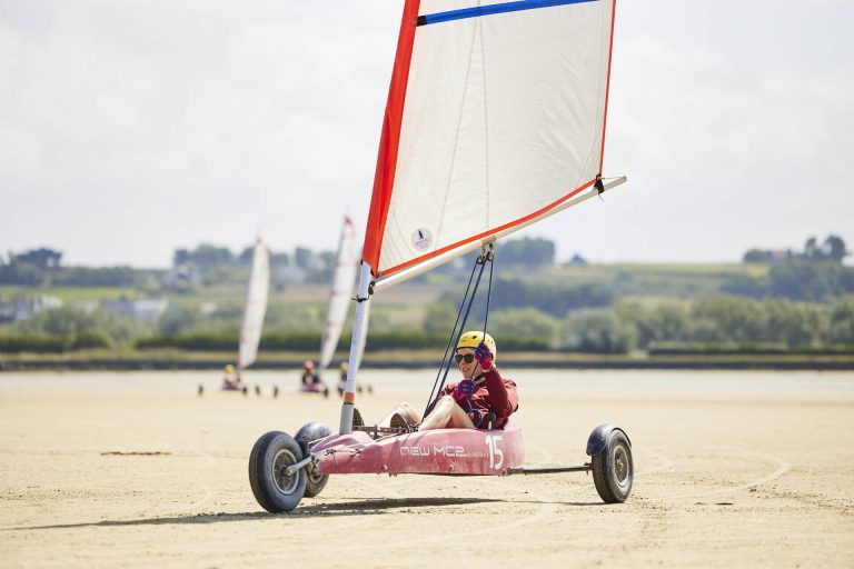 Char à voile, baie de kernic